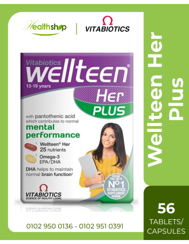 Wellteen Her Plus 56 Tablets/Capsules