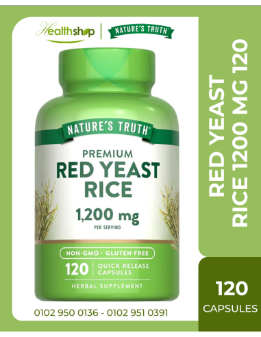 RED YEAST RICE 1200 MG 120 Quick Release Capsules