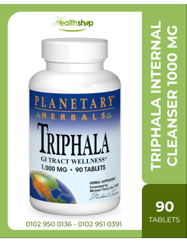 Triphala Internal Cleanser 1000 mg for GI Tract Wellness - 90 Tablets