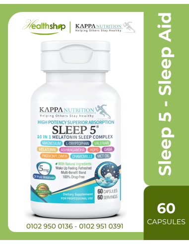 Kappa Sleep 5 - Sleep Aid 60 Capsules