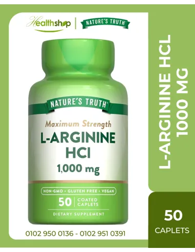 L-ARGININE HCL 1000 MG - 50 Coated Caplets
