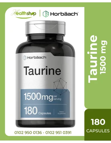Taurine 1500mg - 180 Capsules
