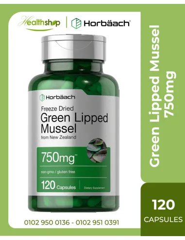 Green Lipped Mussel 750mg - 120 Capsules