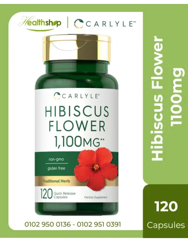 Hibiscus Flower Extract 1100mg - 120 Capsules