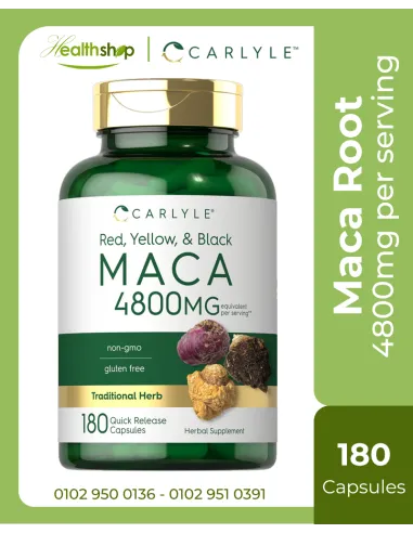 Maca Root 4800mg per serving - 180 Capsules