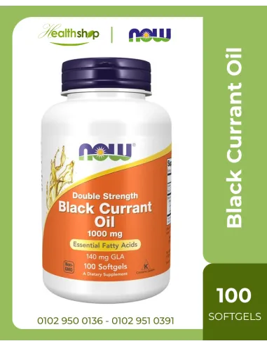 Black Currant Oil, Double Strength 1000 mg Softgels