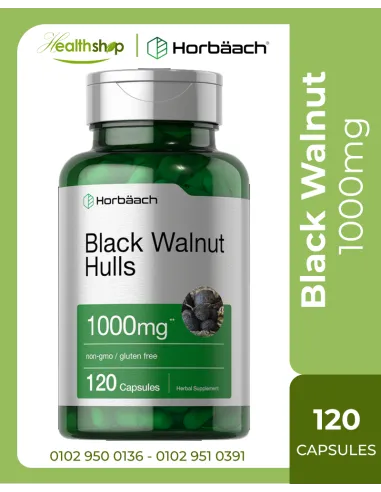 Black Walnut Hulls 1000mg - 120 Capsules