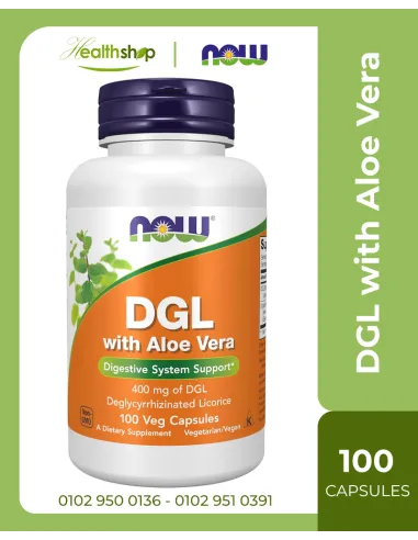 DGL with Aloe Vera - 100 Veg Capsules