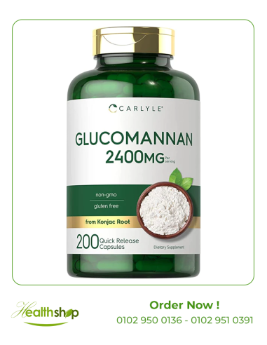 Glucomannan 2400mg - 200 Capsules
