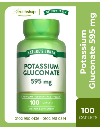 Potassium Gluconate 595 mg - 100 Caplets