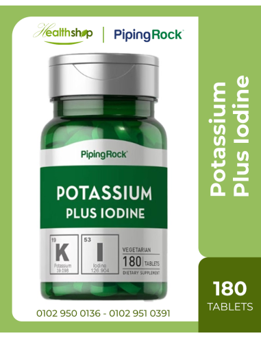 Potassium Plus Iodine - 180 Tablets ( Best before 10/2025)