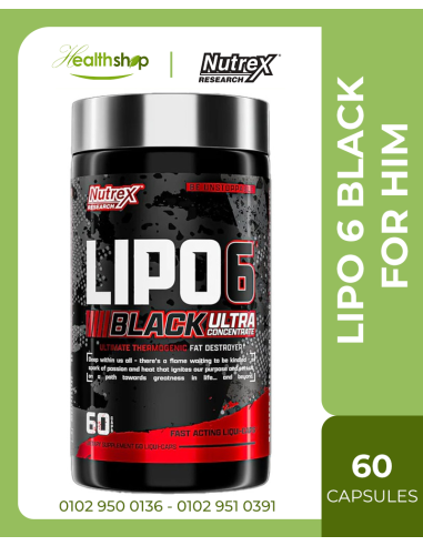 Lipo 6 BLACK for him - 60 Capsules